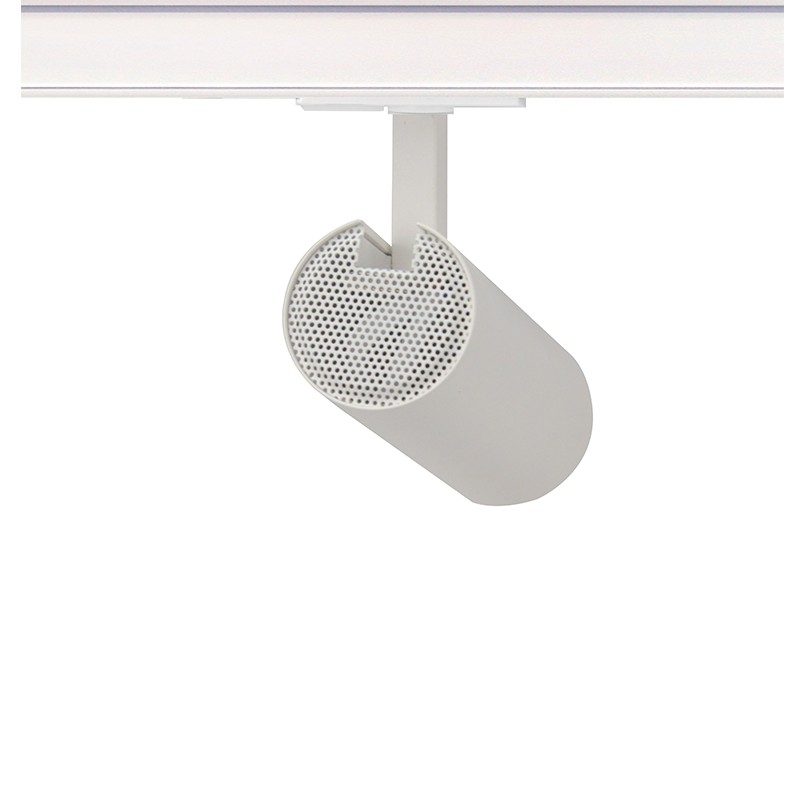 SAND WHITE LED TRACK LUMINAIRE 10W 4000K 1-PHASE 36° 1050LM 230V AC Ra80 Φ55*153MM 5YRS