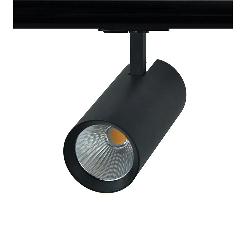 SAND BLACK LED TRACK LUMINAIRE 27W 3000K 1-PHASE 36° 3120LM 230V AC Ra80 Φ74*170MM 5YRS SAND BLACK LED TRACK LUMINAIRE 27W 3000K 1-PHASE 36° 3120LM 230V AC Ra80 Φ74*170MM 5YRS