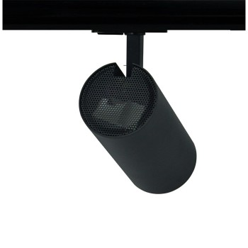 SAND BLACK LED TRACK LUMINAIRE 27W 3000K 1-PHASE 36° 3120LM 230V AC Ra80 Φ74*170MM 5YRS