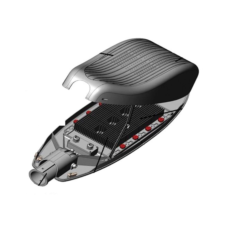 # NETTO Φ/Σ ΔΡΟΜΟΥ LED CURVE 150W 4500K 14.160LM 230V CREE- MOSO