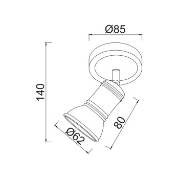 ΕΠΙΤΟΙΧΟ Φ/Σ 1ΧGU10 ΑΝΤΙΚΕ ΛΕΥΚΟ ΜΕΤΑΛΛΙΚΟ 8X8X14CM BRULEE ΕΠΙΤΟΙΧΟ Φ/Σ 1ΧGU10 ΑΝΤΙΚΕ ΛΕΥΚΟ ΜΕΤΑΛΛΙΚΟ 8X8X14CM BRULEE