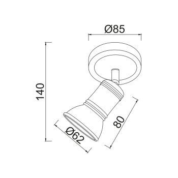 ΕΠΙΤΟΙΧΟ Φ/Σ 1ΧGU10 ΑΝΤΙΚΕ ΛΕΥΚΟ ΜΕΤΑΛΛΙΚΟ 8X8X14CM BRULEE ΕΠΙΤΟΙΧΟ Φ/Σ 1ΧGU10 ΑΝΤΙΚΕ ΛΕΥΚΟ ΜΕΤΑΛΛΙΚΟ 8X8X14CM BRULEE