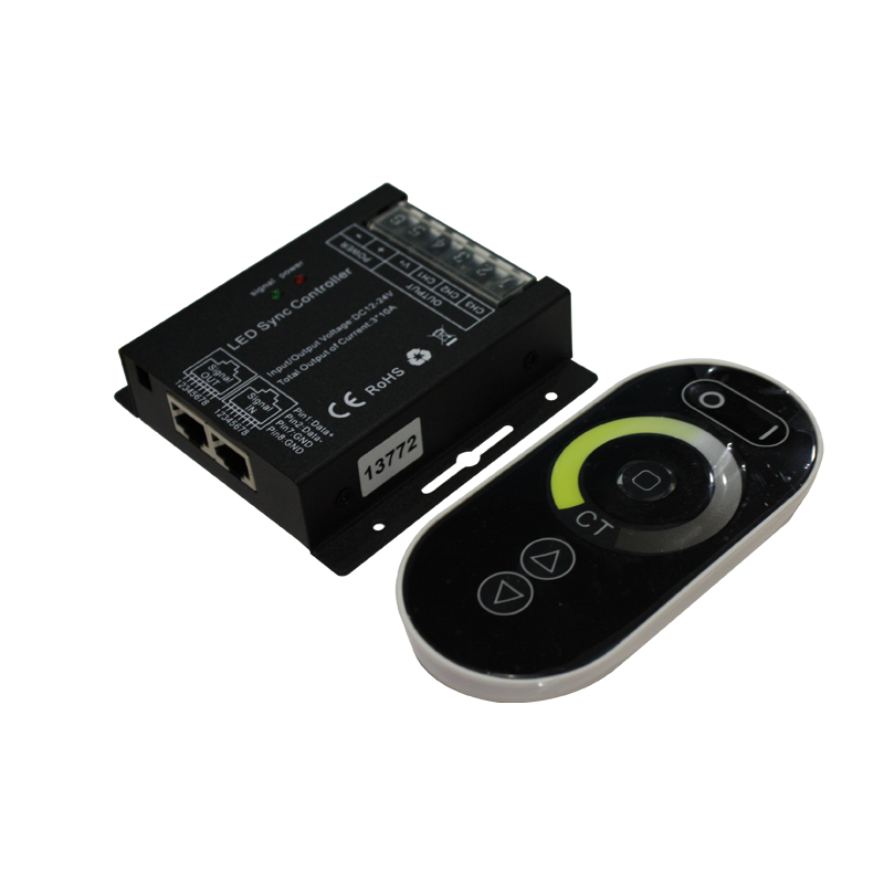 CCT LED CONTROLLER 20A 240W/12V 480W/24V & RF TOUCH REMOTE CCT LED CONTROLLER 20A 240W/12V 480W/24V & RF TOUCH REMOTE