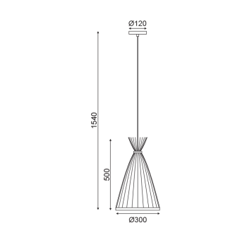 ^ΚΡΕΜΑΣΤΟ Φ/Σ 1ΧΕ27 BAMBOO D30XH154CM SERIFOS ^ΚΡΕΜΑΣΤΟ Φ/Σ 1ΧΕ27 BAMBOO D30XH154CM SERIFOS