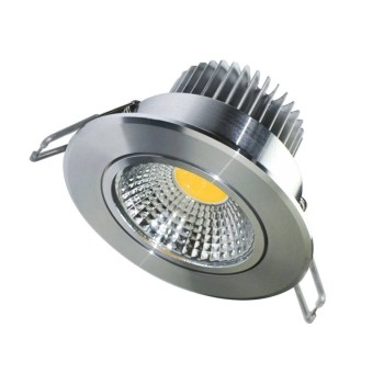 Υ/Κ ROUND N.MAT MOV. LED SPOT 6W 3000K 410Lm COB 230V 60° Ra80