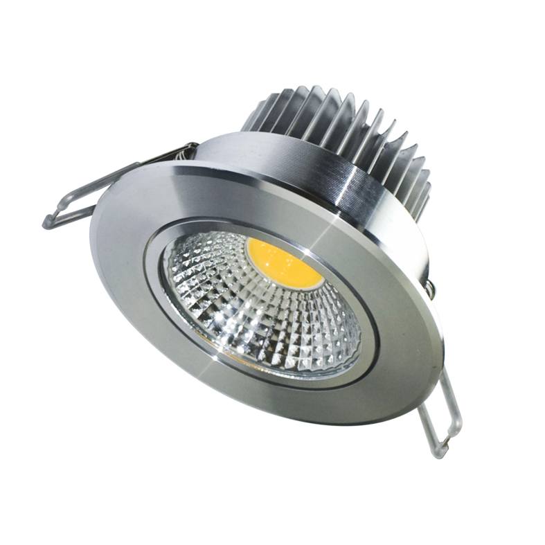 Υ/Κ ROUND N.MAT MOV. LED SPOT 6W 3000K 410Lm COB 230V 60° Ra80