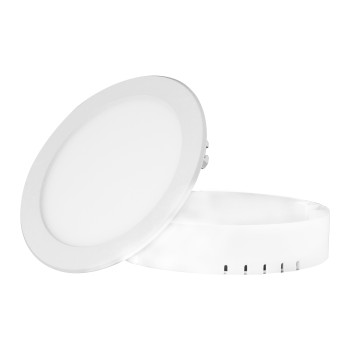 Υ/Κ LED ROUND PC SLIM PANEL 20W 3000K 1440Lm 230V Φ225 Ra80