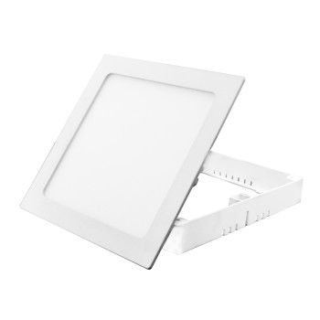 Υ/Κ LED SQUARE PC SLIM PANEL 8W 3000K 490Lm 230V 120X120 Ra80