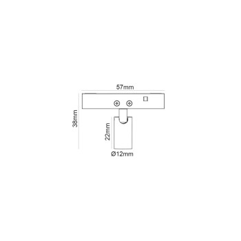 ΜΙΝΙ ΜΑΥΡΟ ΜΑΓΝΗΤΙΚΟ ΣΠΟΤ 24V DC 1W 3000K 80LM 24° RA90 5YRS Φ12*22(38)ΜΜ