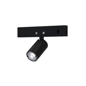 ΜΙΝΙ ΜΑΥΡΟ ΜΑΓΝΗΤΙΚΟ ΣΠΟΤ 24V DC 1W 4000K 85LM 24° RA90 5YRS Φ12*22(38)ΜΜ