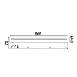 ΕΠΙΤΟΙΧΟ Φ/ΣLED SMD 15W 3200K IP44 TINKI ΑΚΡΥΛ.+ΜΕΤ/ΚΟ 57Χ4,5Χ7CM TINKI