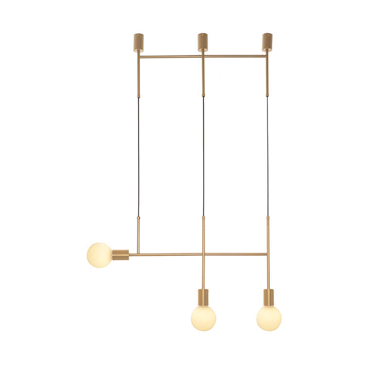 NETTO ΚΡΕΜΑΣΤΟ Φ/Σ 3ΧΕ27 ΧΡΥΣΟ ΜΕΤΑΛΛΙΚΟ 64X4X110CM KYOTO NETTO ΚΡΕΜΑΣΤΟ Φ/Σ 3ΧΕ27 ΧΡΥΣΟ ΜΕΤΑΛΛΙΚΟ 64X4X110CM KYOTO