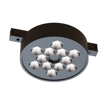 ΜΙΝΙ ΜΑΥΡΟ ΜΑΓΝΗΤΙΚΟ ΣΠΟΤ 24V DC 5W 4000K 300LM 50° RA90 5YRS Φ71*32ΜΜ