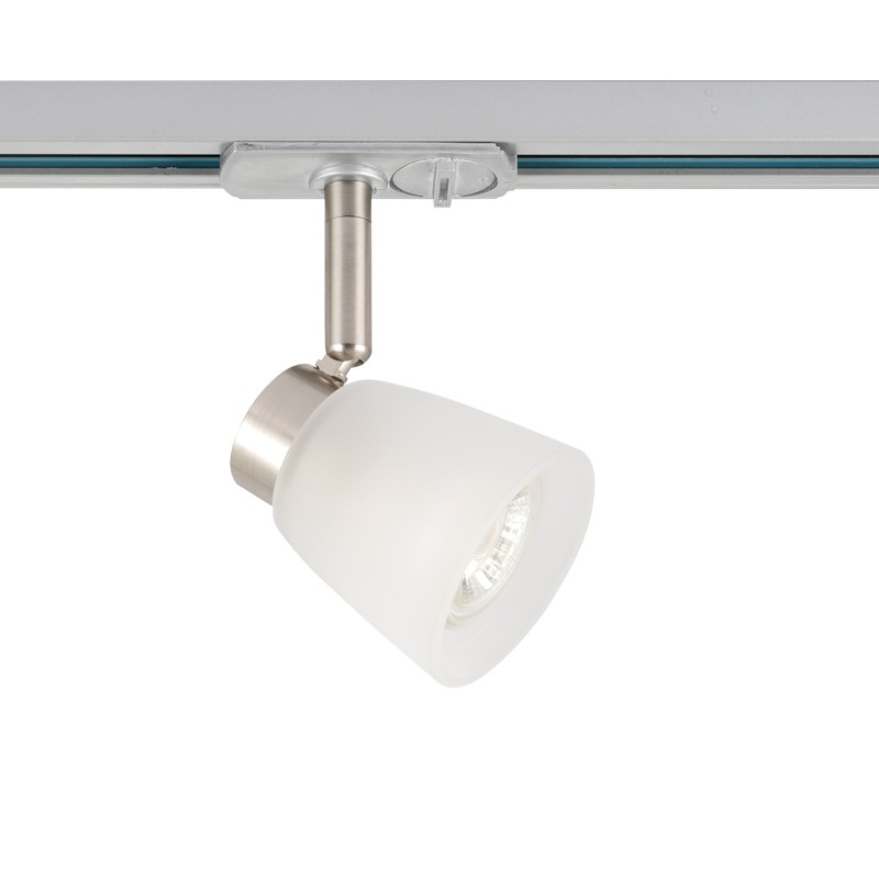 ^TRACK SPOT GU10 3C SATIN NICKEL No40 ^TRACK SPOT GU10 3C SATIN NICKEL No40