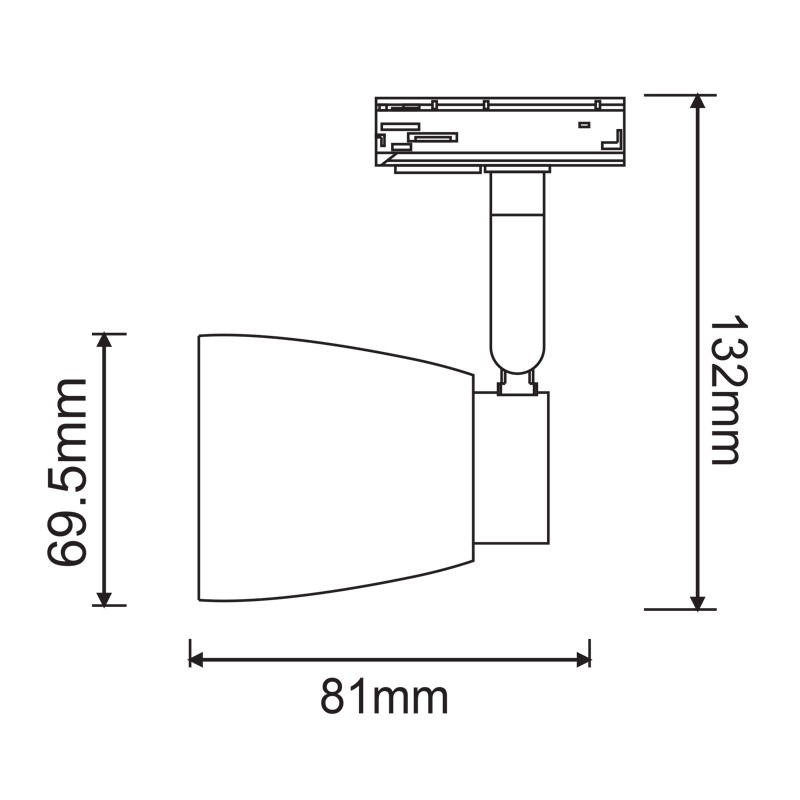 ^TRACK SPOT GU10 3C WHITE No40 ^TRACK SPOT GU10 3C WHITE No40