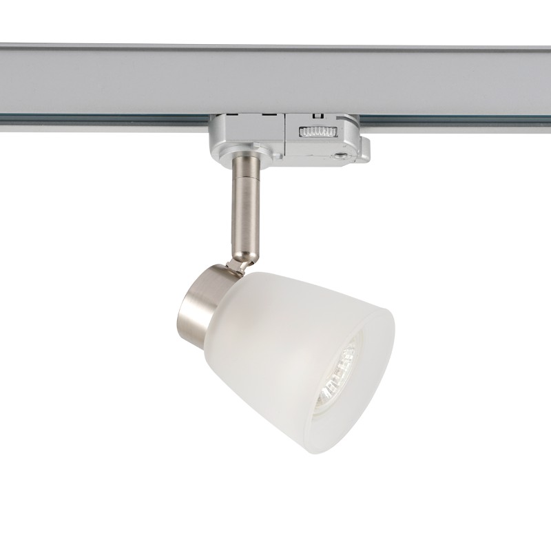 ^TRACK SPOT GU10 4C SATIN NICKEL No40 ^TRACK SPOT GU10 4C SATIN NICKEL No40