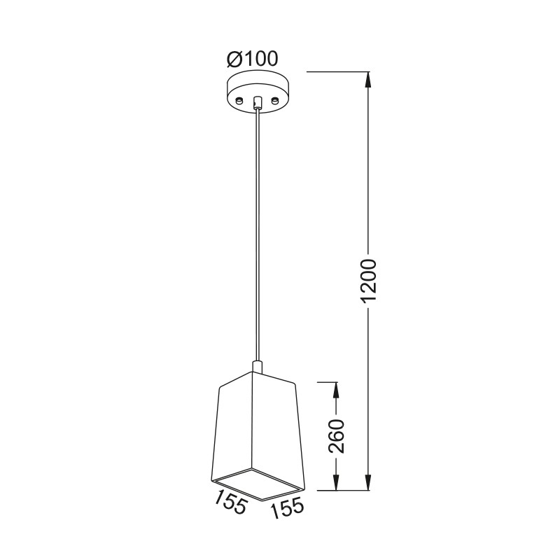 ΚΡΕΜΑΣΤΟ Φ/Σ 1ΧΕ27 ΤΣΙΜΕΝΤΟ ΑΣΥΜΜΕΤΡΟ 15,5Χ15,5ΧΗ120CM ELTON ΚΡΕΜΑΣΤΟ Φ/Σ 1ΧΕ27 ΤΣΙΜΕΝΤΟ ΑΣΥΜΜΕΤΡΟ 15,5Χ15,5ΧΗ120CM ELTON