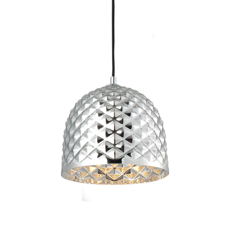 NETTO ΚΡΕΜΑΣΤΟ Φ/Σ 1ΧΕ27 ΓΥΑΛΙ ΧΡΩΜΙΟ ΠΟΛΥΓΩΝΙΚΟ Φ24ΧΗ120CM