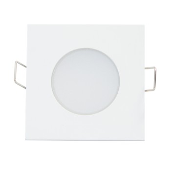 Υ/Κ LED SPOT IP65 WHITE SQUARE 5W 4.000K 230V AC 410Lm 120° Ra80