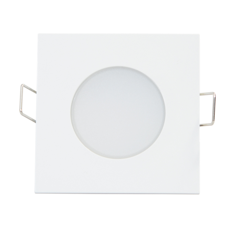 Υ/Κ LED SPOT IP65 WHITE SQUARE 5W 4.000K 230V AC 410Lm 120° Ra80