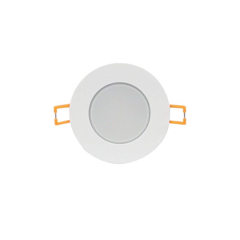 LED SPOT IP65 WHITE ROUND 8W 3.000K 230V AC 640Lm 120° Ra80