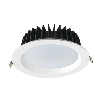LED ΛΕΥΚΟ ΧΩΝΕΥΤΟ ΦΩΤΙΣΤΙΚΟ 20W 4000K 2500Lm 80° 230V AC Ra80 Φ140*63MM 5YRS