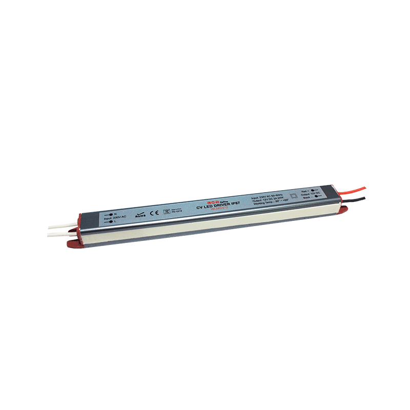 ^LINEAR METAL CV LED DRIVER 24W 230V AC-12V DC 2A IP67 WITH CABLES ^LINEAR METAL CV LED DRIVER 24W 230V AC-12V DC 2A IP67 WITH CABLES