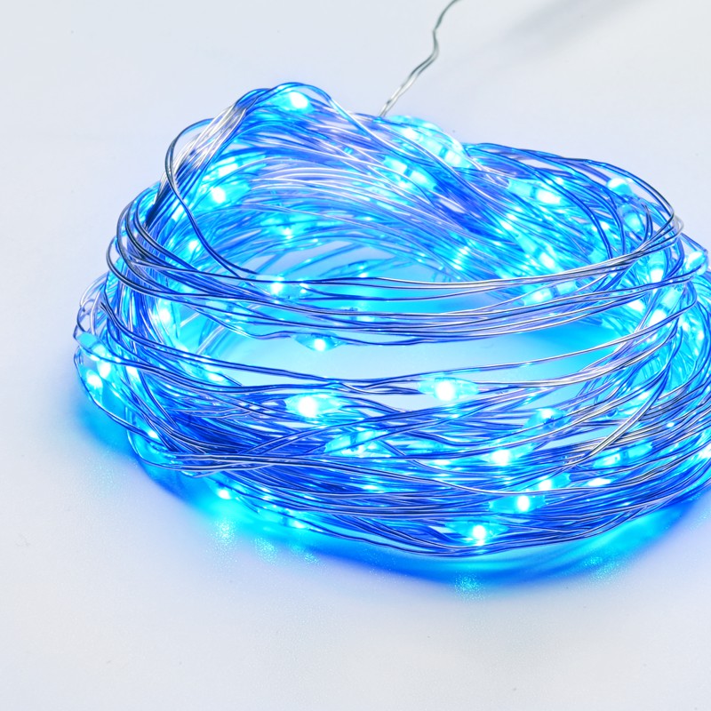 100 LED ΛΑΜΠΑΚ ΣΕΙΡΑ ΜΠΛΕ ΑΣΗΜΙ ΚΑΛΩΔ ΧΑΛΚΟΥ & ΑΝΤΑΠΤ.(3,5VDC) & 8ΠΡΟΓΡΑΜ. IP44 10m+3m, 600mA 100 LED ΛΑΜΠΑΚ ΣΕΙΡΑ ΜΠΛΕ ΑΣΗΜΙ ΚΑΛΩΔ ΧΑΛΚΟΥ & ΑΝΤΑΠΤ.(3,5VDC) & 8ΠΡΟΓΡΑΜ. IP44 10m+3m, 600mA