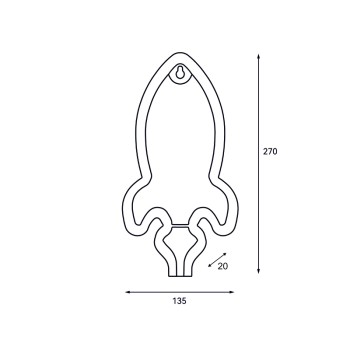 ΠΥΡΑΥΛΟΣ, 87 NEON LED ΛΑΜΠΑΚΙΑ ΜΕ ΜΠΑΤΑΡΙΑ (3xAA)/USB, ΚΟΚΚΙΝΟ, IP20, 13.5x2x27cm