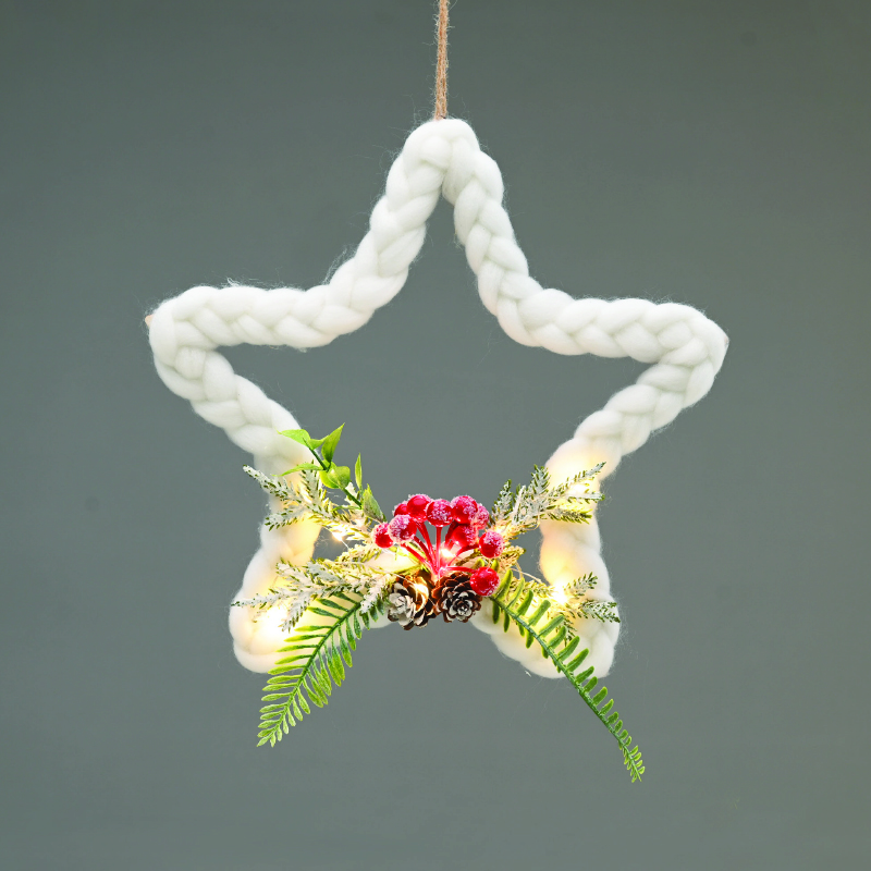 ^PENDANT STAR 10 LED ΛΑΜΠ ΚΑΛΩΔΙΟ ΧΑΛΚΟΥ ΘΕΡΜΟ ΣΤΑΘΕΡΟ ΜΠΑΤ (2ΧΑΑ) 30cm IP20 0,3m ΚΑΛ^