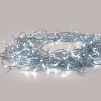^ 20LED ΛΑΜΠ. ΣΕΙΡΑ ΜΠΑΤ. (2xAA), CW ΣΤΑΘΕΡΑ,IP20, 190+30cm, ΔΙΑΦ. ΚΑΛ. ΤΡΟΦ.
