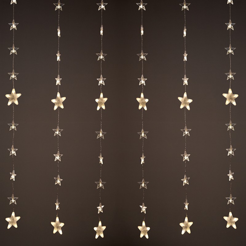 144LED ΚΟΥΡΤΙΝ ΛΑΜΠ  8ΣΕΙΡΕΣ*18ΛΑΜΠ ΘΕΡΜ ΣΤΑΘΕΡ ΑΝΤΑΠ 24VDC ΕΠΕΚΤ MAX4ΣΕΤ IP44 200x150cm ΔΙΑΦ 3mΚΑΛ