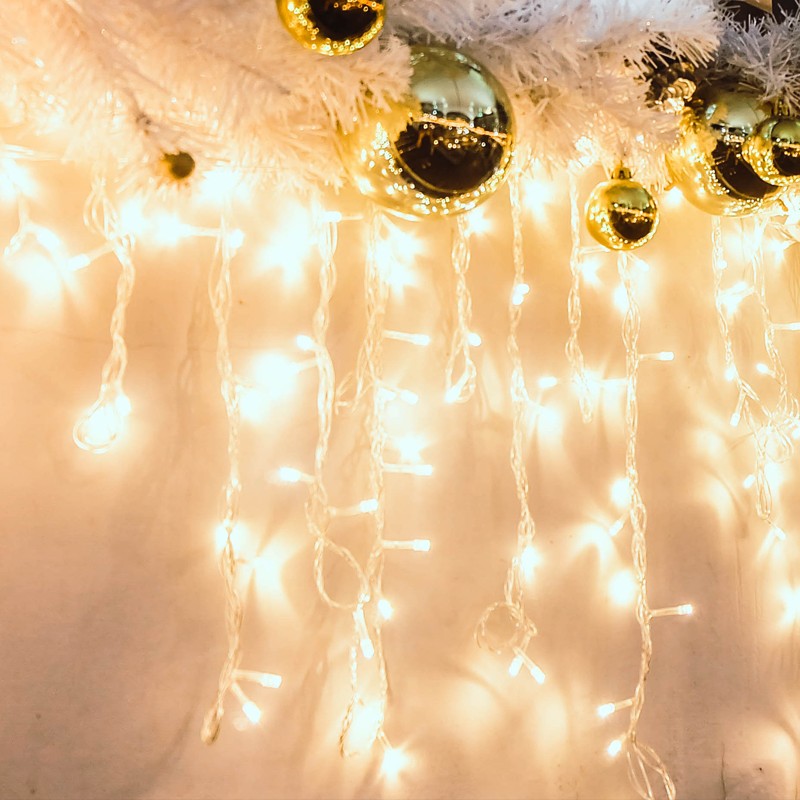 ^ 144 LED ΛΑΜΠ. ΒΡΟΧΗ, WW, ΑΝΤΑΠΤ.(31VDC), FLASH, IP44, 300x60cm, ΔΙΑΦ. ΚΑΛ.