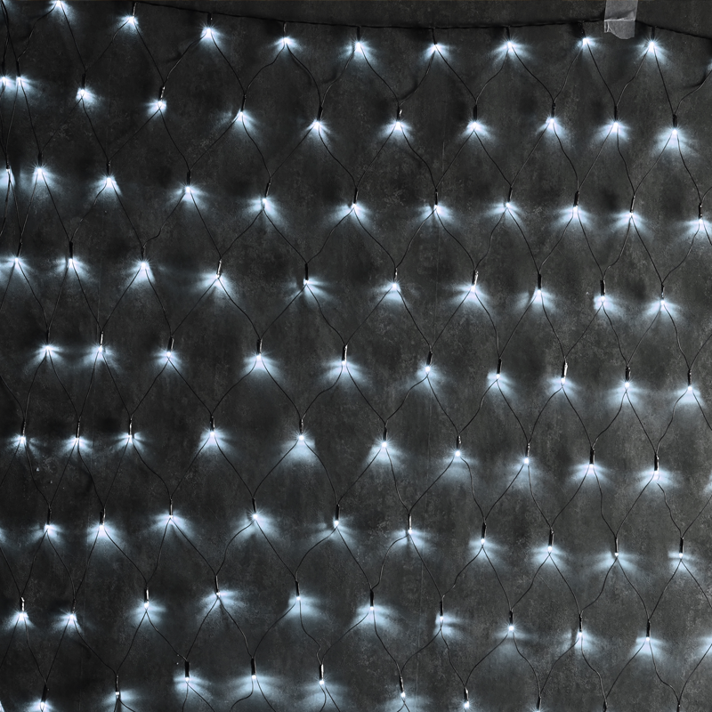 ^ 240 FLASH LED ΔΙΚΤΥ ΛΑΜΠ., CW,ΑΝΤΑΠΤ.(31VDC),IP44, 200x150cm, ΠΡΑΣΙΝΟ ΚΑΛ.