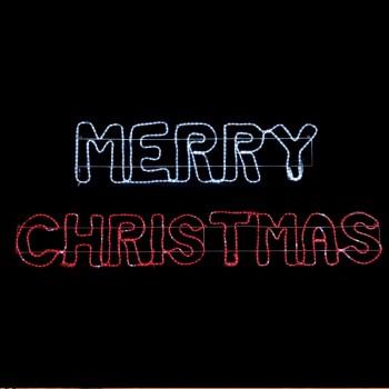 MERRY CHRISTMAS 936 LED 26m ΜΟΝΟΚ. ΦΩΤ ΛΕΥΚΟ & KOKKINO FLASH IP65 160*40,5cm 1237*40,5cm 1,5m ΚΑΛ.