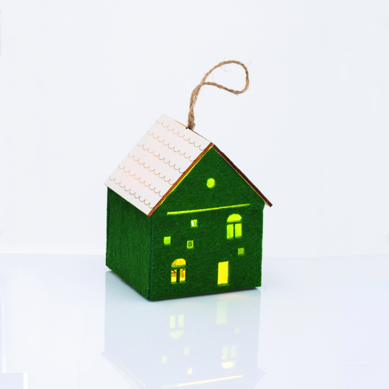 ^FELT HOUSE WOODEN ROOF ΠΡΑΣΙΝΟ 1 MINI LED ΔΙΑΚ ΘΕΡΜΟ ΛΑΜΠ ΜΠΑΤ 3*AG10 (ΣΥΜΠΕΡΙΛΑΜΒ) 8*8*9,6cm ^FELT HOUSE WOODEN ROOF ΠΡΑΣΙΝΟ 1 MINI LED ΔΙΑΚ ΘΕΡΜΟ ΛΑΜΠ ΜΠΑΤ 3*AG10 (ΣΥΜΠΕΡΙΛΑΜΒ) 8*8*9,6cm