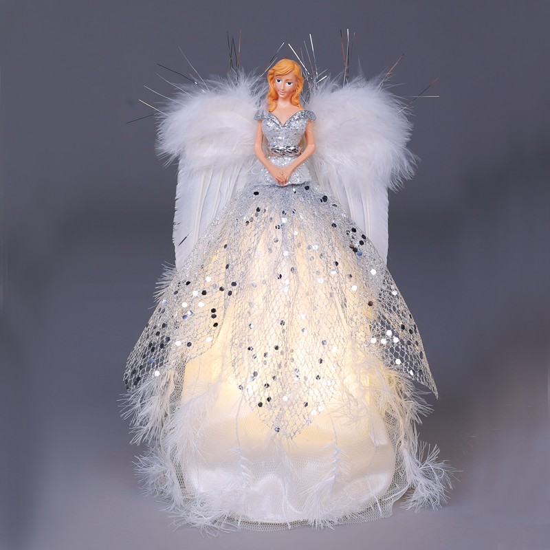 ^ ΔΙΑΚ/ΚΟ ΥΦΑΣΜΑΤΙNΟ ΑΓΓΕΛΟΣ ΜΕ LED ΦΩΤΙΣΜΟ 30CM ^ ΔΙΑΚ/ΚΟ ΥΦΑΣΜΑΤΙNΟ ΑΓΓΕΛΟΣ ΜΕ LED ΦΩΤΙΣΜΟ 30CM