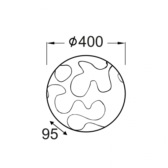 ΠΛΑΦΟΝΙΕΡΑ Φ40 ΠΑΖΛ ΓΥΑΛΙ PUZZLE