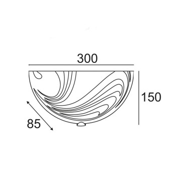 ΑΠΛΙΚΑ 1ΧE27 ΛΕΥΚΗ ΑΜΜΟΒΟΛΗ ΣΧΕΔΙΑ Φ30cm PELAGOS ΑΠΛΙΚΑ 1ΧE27 ΛΕΥΚΗ ΑΜΜΟΒΟΛΗ ΣΧΕΔΙΑ Φ30cm PELAGOS
