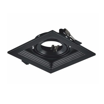 BLACK COLOR SPOT 1xGU10 130x130