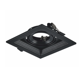 BLACK COLOR SPOT 1xGU10 130x130