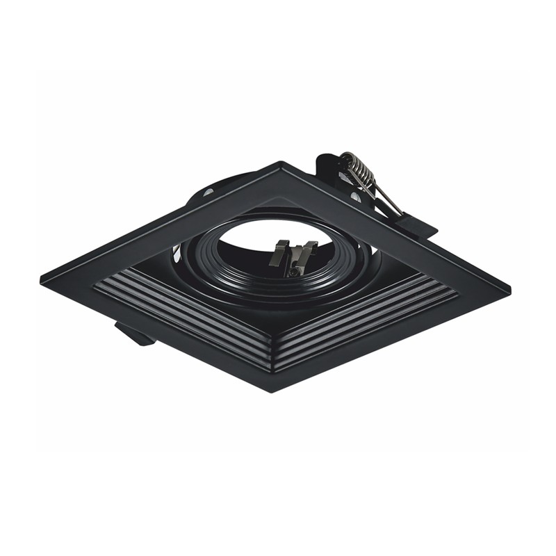 BLACK COLOR SPOT 1xGU10 130x130