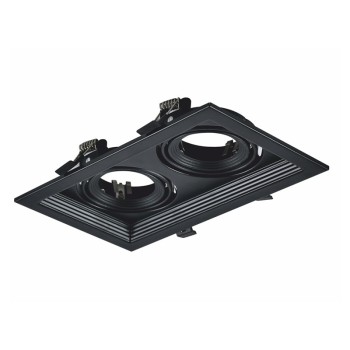 BLACK COLOR SPOT 2xGU10 130x225