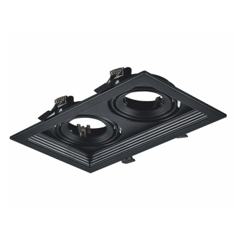 BLACK COLOR SPOT 2xGU10 130x225