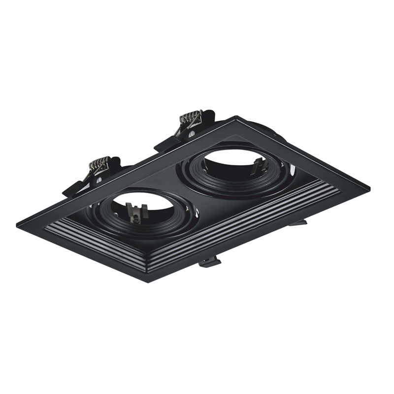 BLACK COLOR SPOT 2xGU10 130x225 BLACK COLOR SPOT 2xGU10 130x225