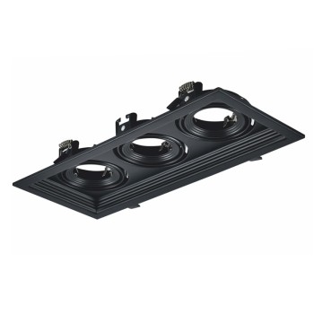 BLACK COLOR SPOT 3xGU10 130x320