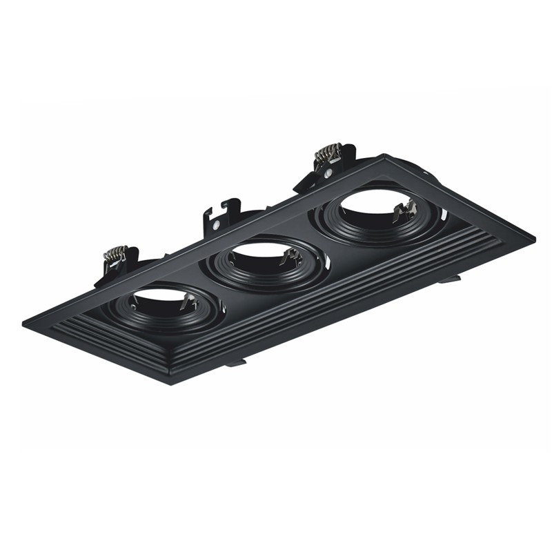 BLACK COLOR SPOT 3xGU10 130x320