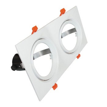 ΣΠΟΤ AR111 XMS ΔΙΠΛΟ ΛΕΥΚΟ ΤΕΤΡΑΓΩΝΟ 320x165