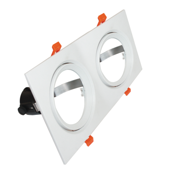 ΣΠΟΤ AR111 XMS ΔΙΠΛΟ ΛΕΥΚΟ ΤΕΤΡΑΓΩΝΟ 320x165