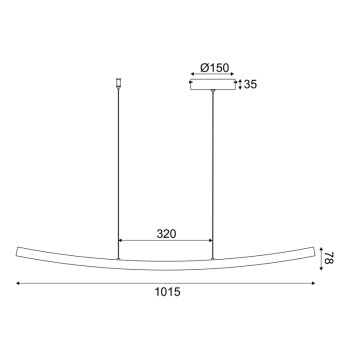 ^ΚΡΕΜΑΣΤΟ Φ/Σ LED 20W 3000K 1400LM NAAVA ΛΕΥΚΟ ΑΛΟΥΜΙΝΙΟ IP20 102X15X110CM ^ΚΡΕΜΑΣΤΟ Φ/Σ LED 20W 3000K 1400LM NAAVA ΛΕΥΚΟ ΑΛΟΥΜΙΝΙΟ IP20 102X15X110CM